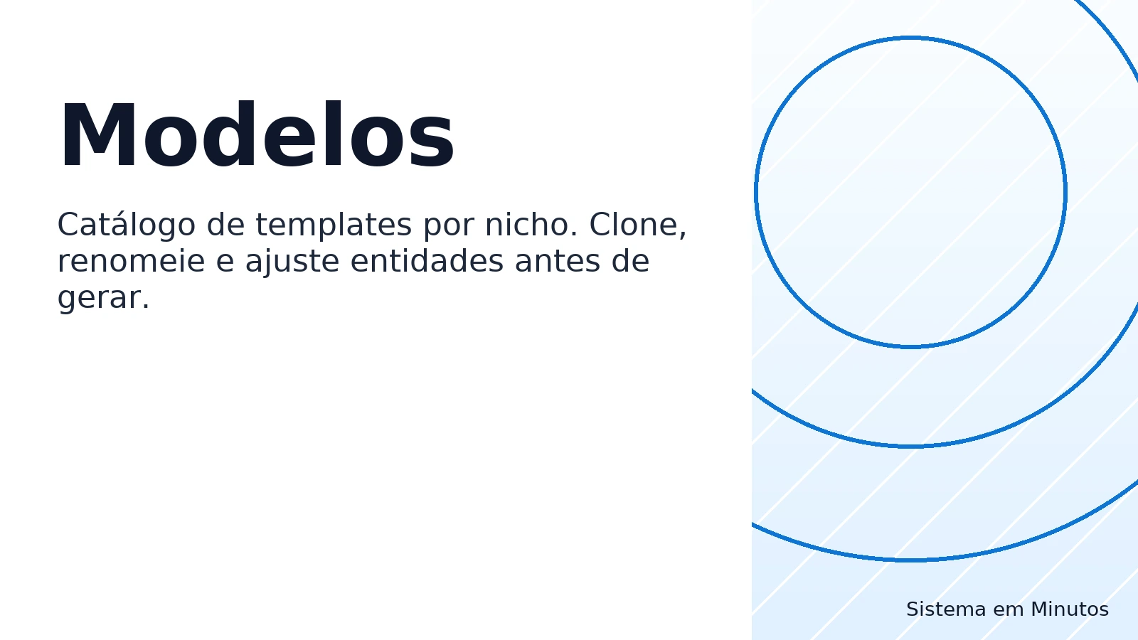 Catálogo de modelos